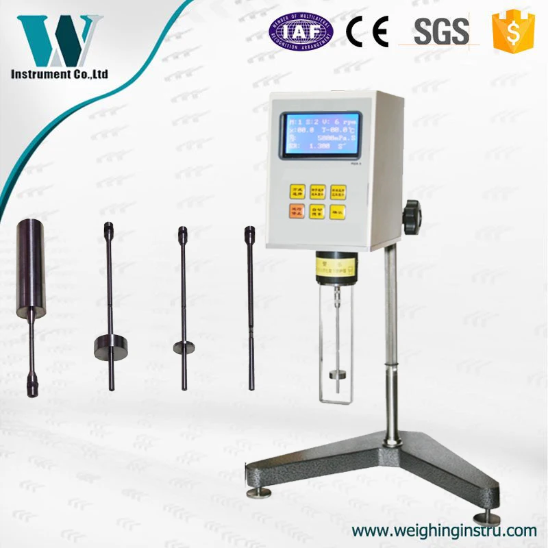 RV-1T 10-100,000 cps digital viscometer with auto range showing and linear calibration
RV-1T 10-100,000 cps digital viscometer with auto range showing and linear calibration