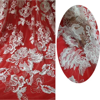 2018 New Style Sequins Embroidery Cotton Lace Fabric for Wedding Dress
2018 New Style Sequins Embroidery Cotton Lace Fabric for Wedding Dress