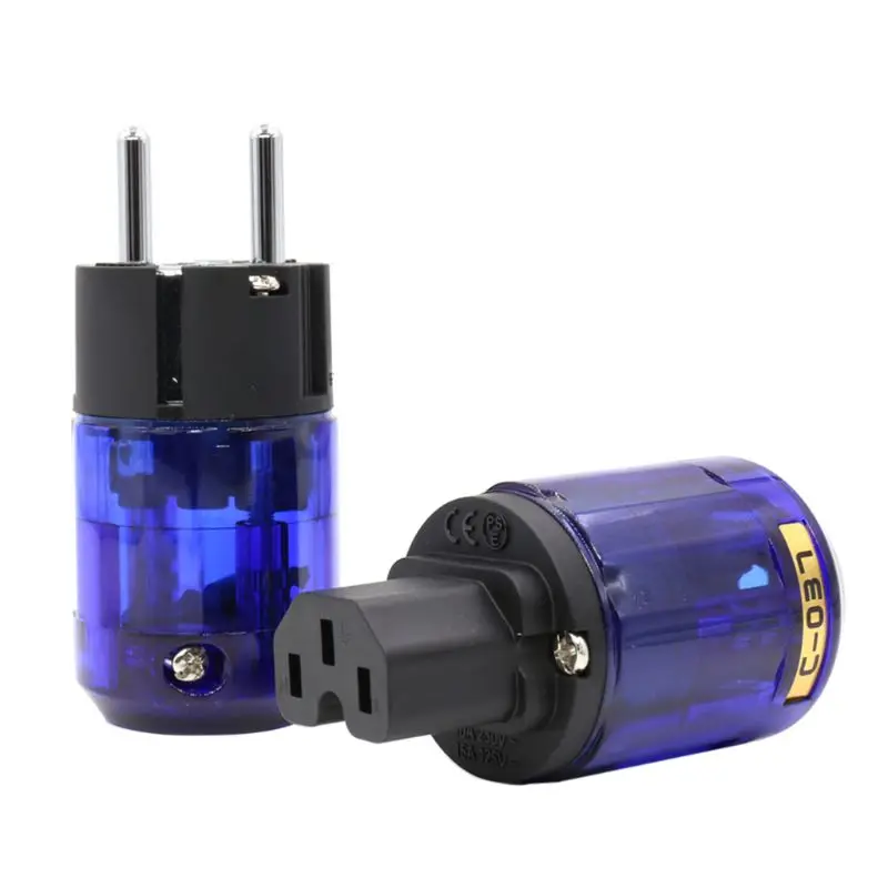 1 Pair P-037 and C-037 Rhdoium Plated EU Version Power Plug for Audio Connector Power Cord Cable Plugs
1 Pair P-037 and C-037 Rhdoium Plated EU Version Power Plug for Audio Connector Power Cord Cable Plugs