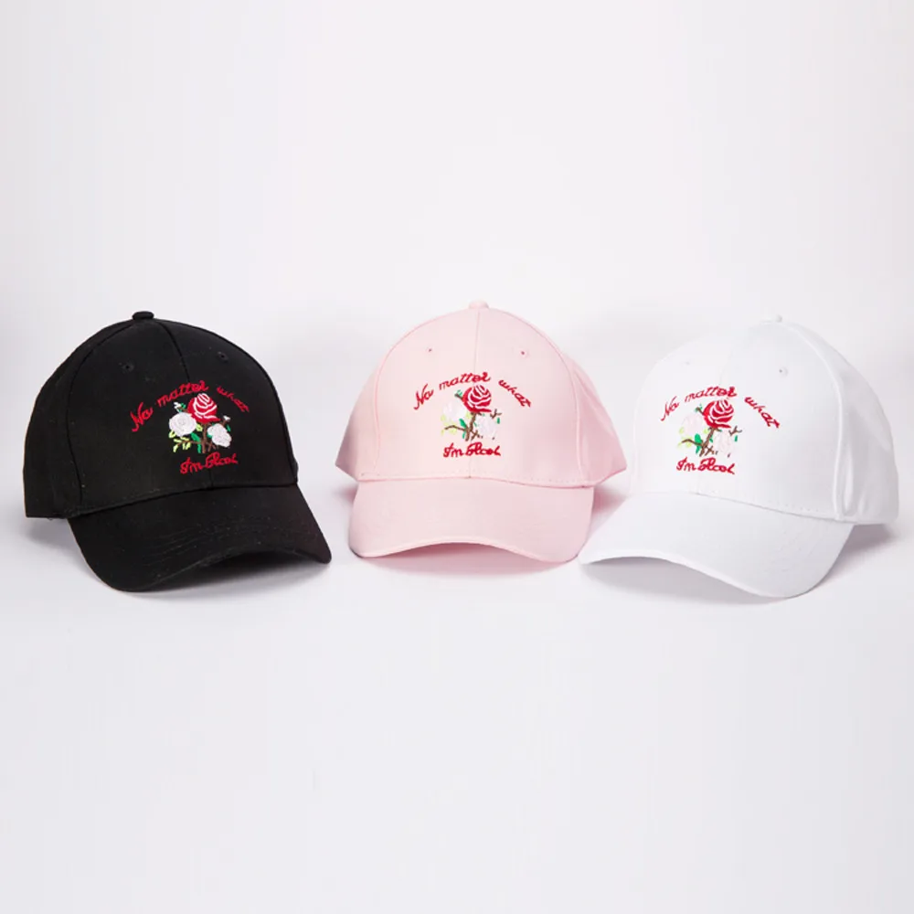 2018 Hot Outdoor Baseball Tennis Caps Women Men Rose Embroidery Adjustable Curved Snapback Peaked Hats Dropshipping 0824
2018 Hot Outdoor Baseball Tennis Caps Women Men Rose Embroidery Adjustable Curved Snapback Peaked Hats Dropshipping 0824