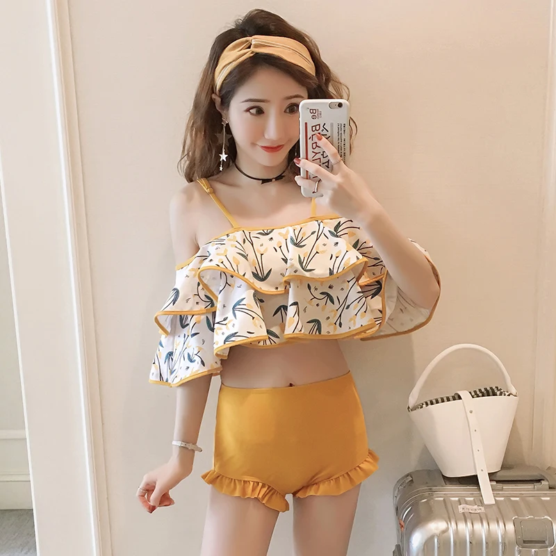 Women Printed Push Up Two Piece Bikini Tankinis Set Swimwear Bathing Suit Summer Sexy Cute Swimsuit Swimming Beachwear Biquinis 
Women Printed Push Up Two Piece Bikini Tankinis Set Swimwear Bathing Suit Summer Sexy Cute Swimsuit Swimming Beachwear Biquinis