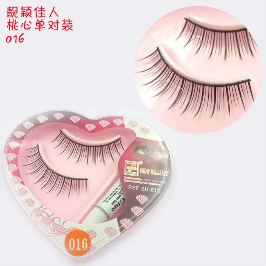 NEW 1 Pair Peach Heart False Eyelashes Korea Natural Nude Makeup Long Mink Eyelashes Handmake Eye Lashes Makeup Kit Gift #016
NEW 1 Pair Peach Heart False Eyelashes Korea Natural Nude Makeup Long Mink Eyelashes Handmake Eye Lashes Makeup Kit Gift #016