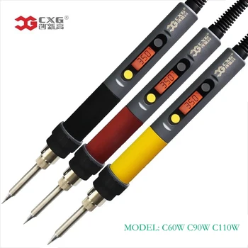 EU US plug LCD Digital Adjustable NC thermostat Electric Soldering Iron CXG C60W C90W C110W for Efficient Welding repair tools
EU US plug LCD Digital Adjustable NC thermostat Electric Soldering Iron CXG C60W C90W C110W for Efficient Welding repair tools