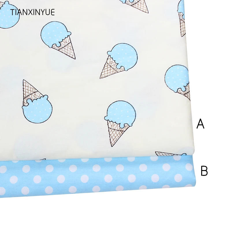 Blue Ice cream meter fabric 95% Cotton Fabric quilting Baby Cloth Kids bedding patchwork tissue home Textile Sewing dot fabric
Blue Ice cream meter fabric 95% Cotton Fabric quilting Baby Cloth Kids bedding patchwork tissue home Textile Sewing dot fabric