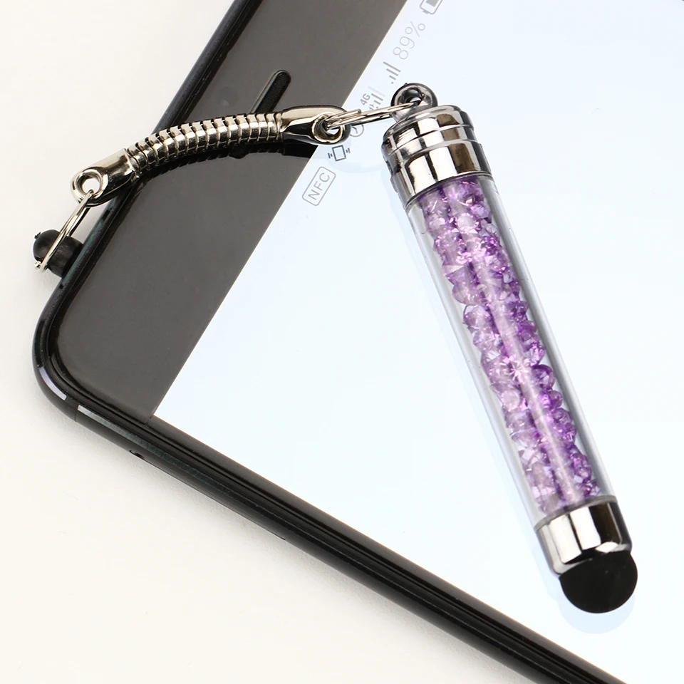 1000pcs Luxury Diamond Crystal Dust plug mini short gift Touch pen Screen Capacitive Stylus Bling Pens For phone PC Tablet iPad
1000pcs Luxury Diamond Crystal Dust plug mini short gift Touch pen Screen Capacitive Stylus Bling Pens For phone PC Tablet iPad