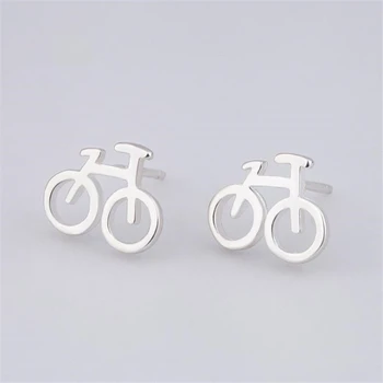 KOFSAC 2018 Hot Sale Fashion Bicycle Earring 925 Sterling Silver Small Stud Earrings for Women Party Jewelry G Gifts brincos
KOFSAC 2018 Hot Sale Fashion Bicycle Earring 925 Sterling Silver Small Stud Earrings for Women Party Jewelry G Gifts brincos