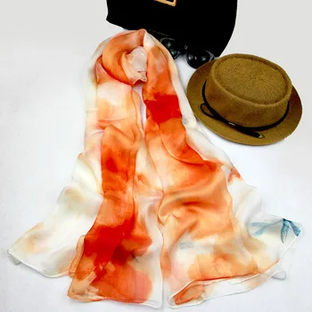 High quality fashion 100% real silk scarf Shawl hijab for women big size long wrap Summer beach coverup
High quality fashion 100% real silk scarf Shawl hijab for women big size long wrap Summer beach coverup