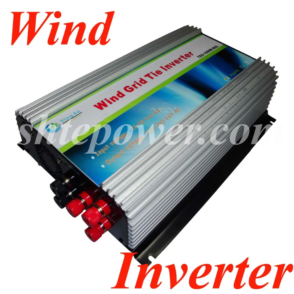 1000W on Grid Tie Power Inverter AC 22V~60V 45-90v to AC 190V~260V with Dump Load Controller,for 3 Phase Wind turbine
1000W on Grid Tie Power Inverter AC 22V~60V 45-90v to AC 190V~260V with Dump Load Controller,for 3 Phase Wind turbine