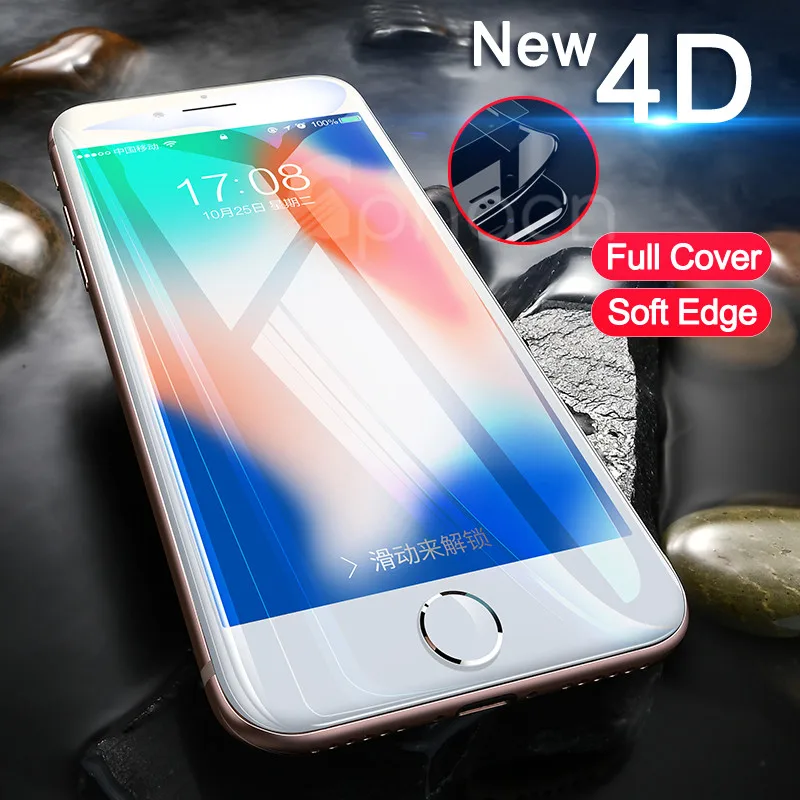 GPNACN Protective Glass on the For iPhone 6 6S Plus Tempered Screen Protector 4D Curved Edge Glass For iPhone 8 7 Plus X Film
GPNACN Protective Glass on the For iPhone 6 6S Plus Tempered Screen Protector 4D Curved Edge Glass For iPhone 8 7 Plus X Film