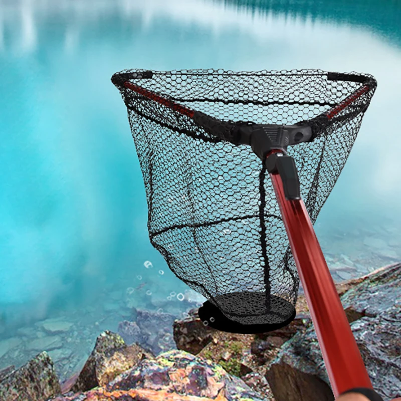 Retractable Fishing Net Folding Fishing Brail Blue Soft Rubber Landing Net Eva Handle Fishing Nets Fish Nets Tools Accessories
Retractable Fishing Net Folding Fishing Brail Blue Soft Rubber Landing Net Eva Handle Fishing Nets Fish Nets Tools Accessories