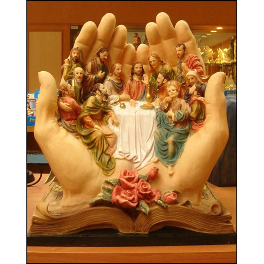 5D DIY Diamond Painting Holy Book Hand Hold The Last Supper Crystal Mosaic Full Square Diamond Embroidery Jesus Cross Stitch Art
5D DIY Diamond Painting Holy Book Hand Hold The Last Supper Crystal Mosaic Full Square Diamond Embroidery Jesus Cross Stitch Art