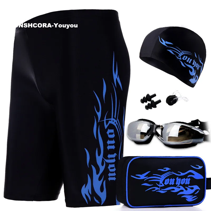 2017 New 5 Piece Set Men's Swimming Trunks for Bathing High Elasticity Beach Swimwear Swimsuit Men Cap High-definition Glasses
2017 New 5 Piece Set Men's Swimming Trunks for Bathing High Elasticity Beach Swimwear Swimsuit Men Cap High-definition Glasses