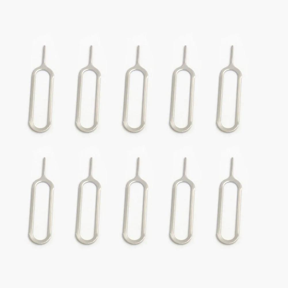 10pcs Universal Metal Sim Card Eject Pin Key Tool Needle SIM Card Tray Holder Eject Pin for iphone Xiaomi ect
10pcs Universal Metal Sim Card Eject Pin Key Tool Needle SIM Card Tray Holder Eject Pin for iphone Xiaomi ect