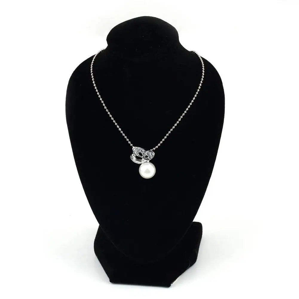 Black Velvet Mannequin Necklace Showing Stand Jewelry Display Stand Holder Show Shelf Displaying Jewerly Fashion
Black Velvet Mannequin Necklace Showing Stand Jewelry Display Stand Holder Show Shelf Displaying Jewerly Fashion