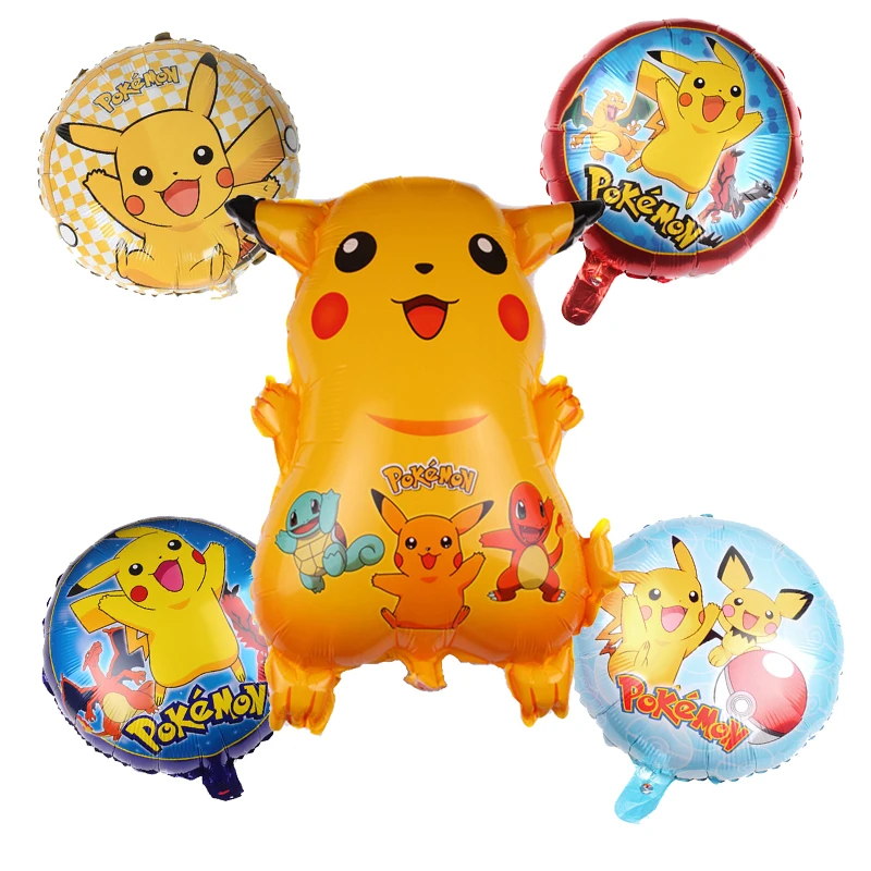 Cartoon Go Pikachu Foil Balloons Anime Theme inflation ballons Happy Birthday baby shower Party Decorations kids boy' toy globos
Cartoon Go Pikachu Foil Balloons Anime Theme inflation ballons Happy Birthday baby shower Party Decorations kids boy' toy globos