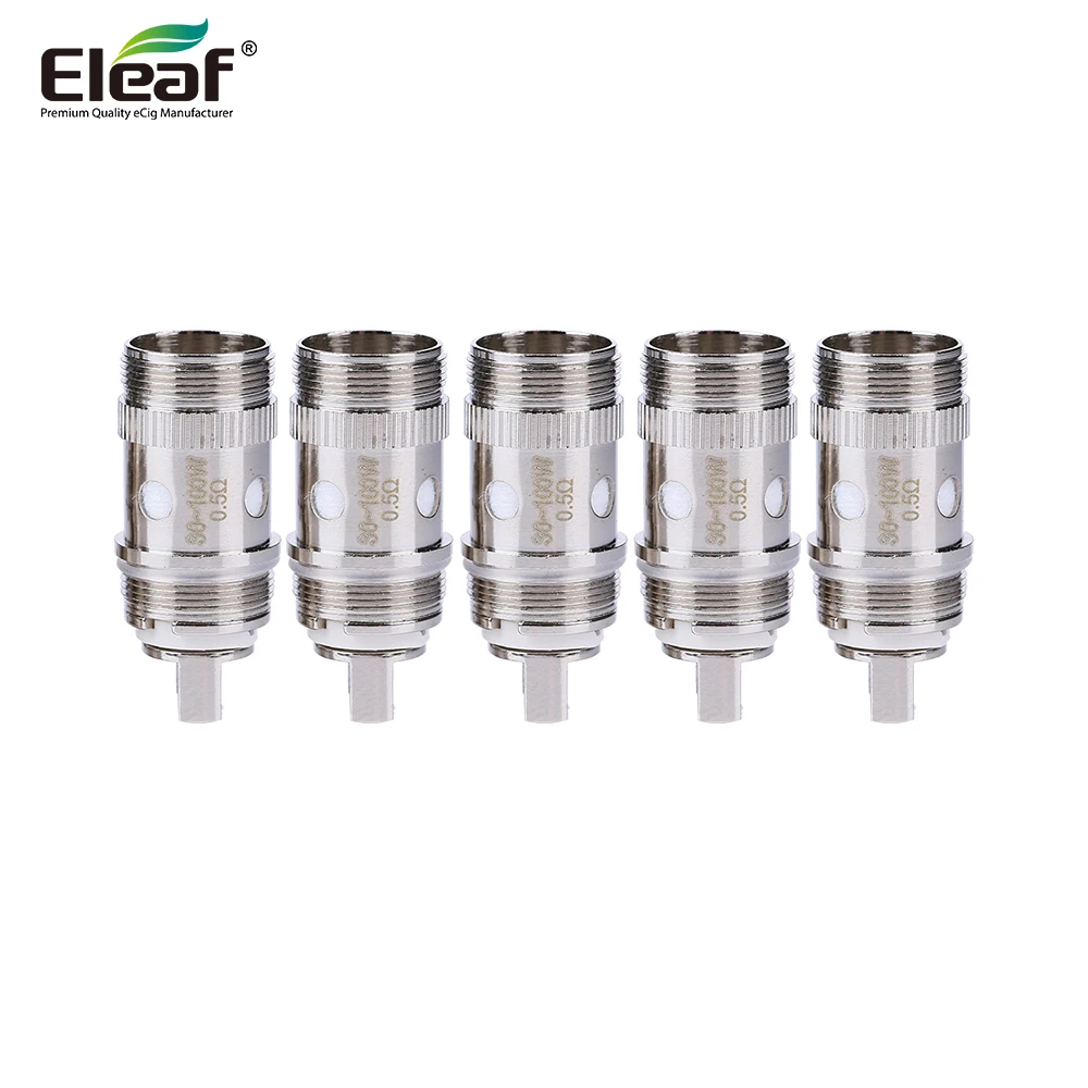 Оригинал 5 шт. Eleaf EC катушка 0 3 Ом/0 Ом головка идеально подходит для iJust 2/Melo 3/Melo