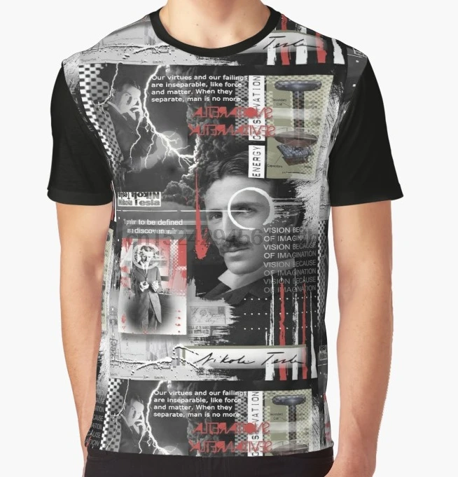 All Over Print T-Shirt Men Funy tshirt nikola tesla Short Sleeve O-Neck Graphic Tops Tee women t shirt
All Over Print T-Shirt Men Funy tshirt nikola tesla Short Sleeve O-Neck Graphic Tops Tee women t shirt