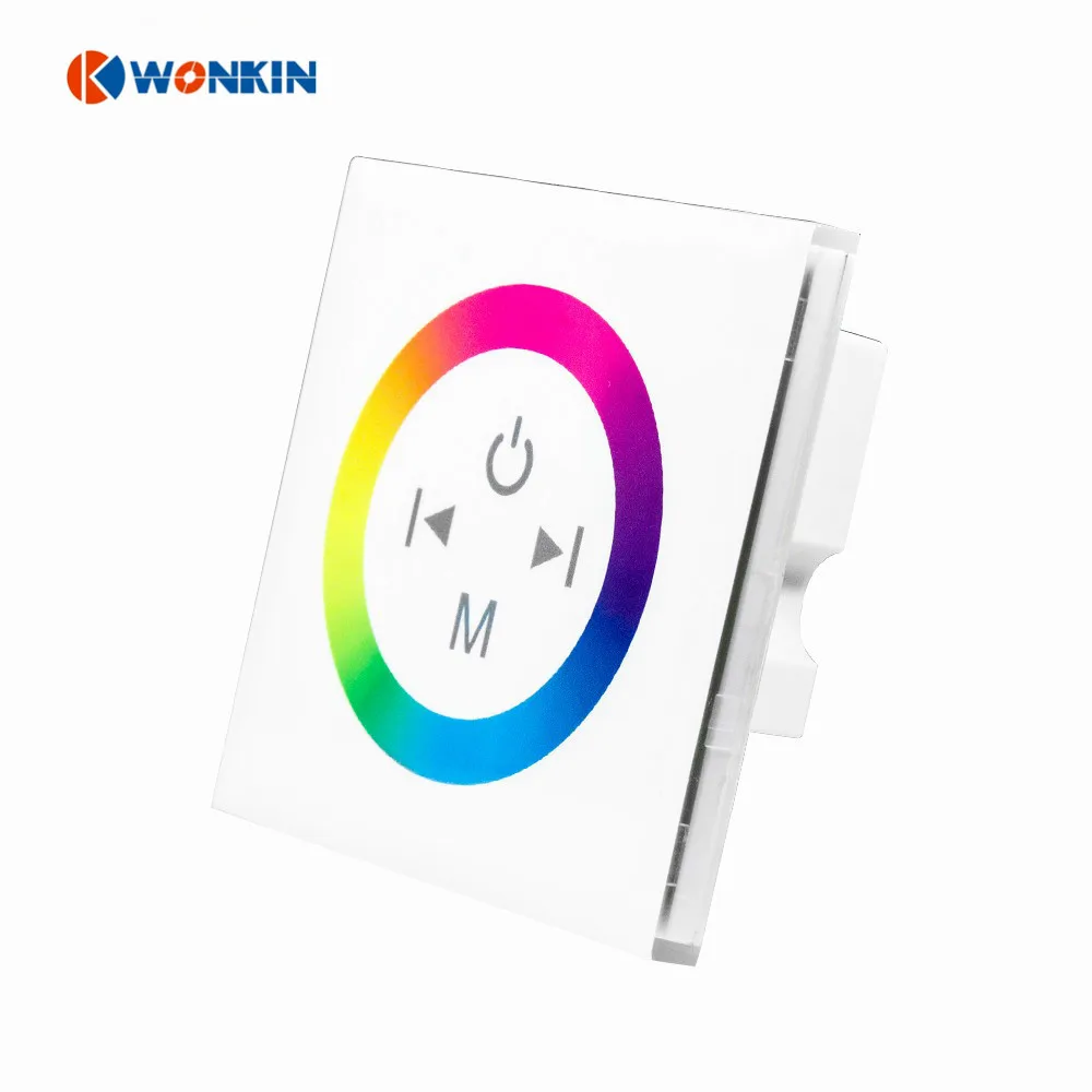 4A DC12V-24V / RGB Touch panel led controller wall mounted RGB touch panel controller
4A DC12V-24V / RGB Touch panel led controller wall mounted RGB touch panel controller