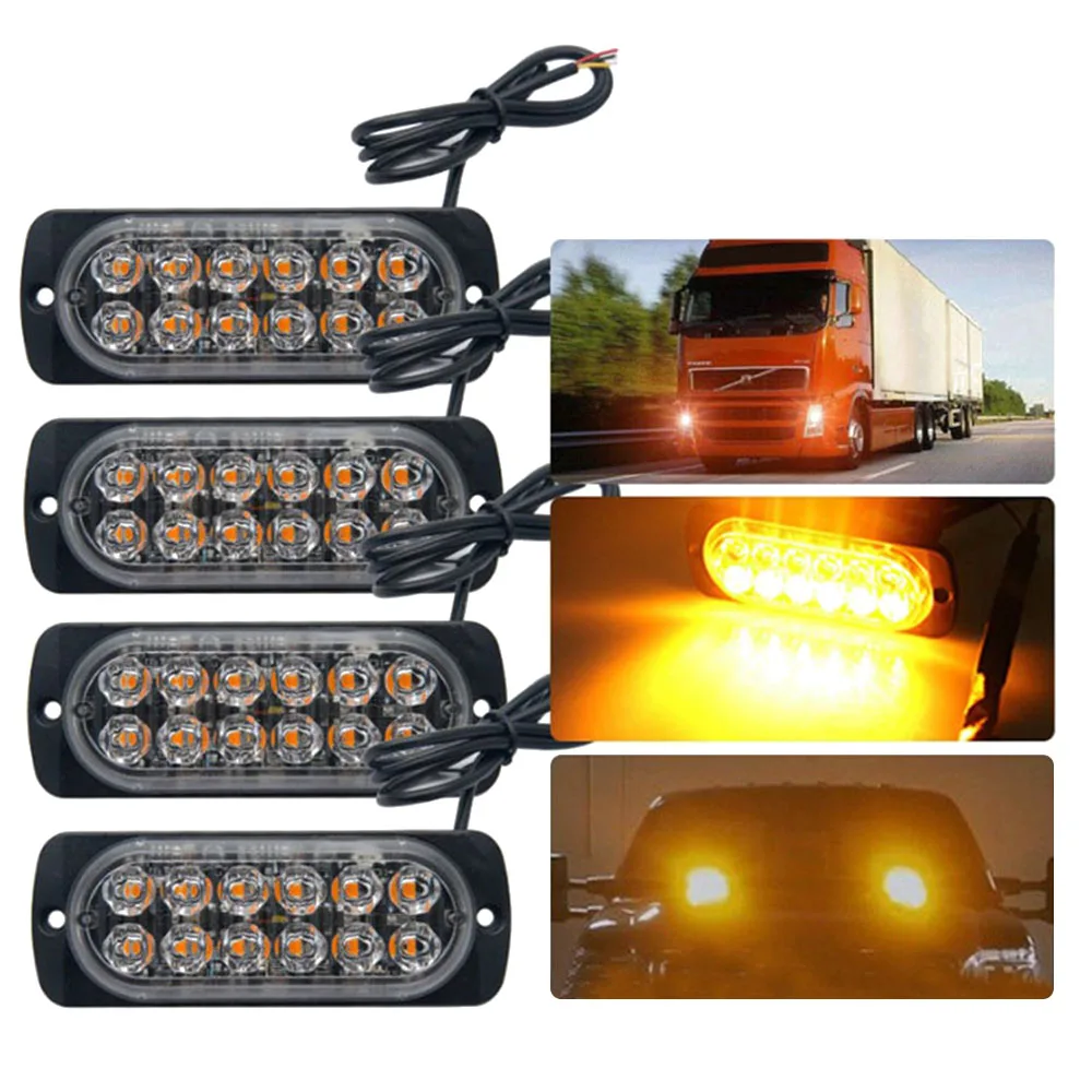 Ultra-thin Car Lights Assembly 36W LED Police Lights 12 LED Car Truck Emergency Side Strobe Warning Light Car-styling
Ultra-thin Car Lights Assembly 36W LED Police Lights 12 LED Car Truck Emergency Side Strobe Warning Light Car-styling
