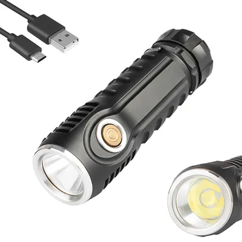 XHP70 LED Hardlight Flashlight longrange rechargeable portable aluminum flashlight multi-function hunting outdoor use 26650
XHP70 LED Hardlight Flashlight longrange rechargeable portable aluminum flashlight multi-function hunting outdoor use 26650