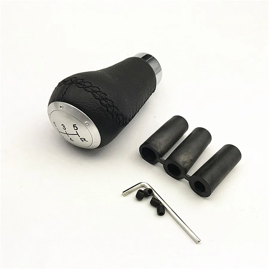 Universal Car Gear Shift Knob Five Speed Manual Shifter Leather Black Shift Knob Cover Shifter
Universal Car Gear Shift Knob Five Speed Manual Shifter Leather Black Shift Knob Cover Shifter