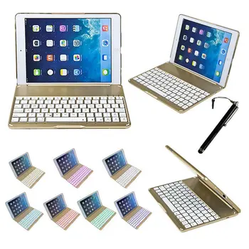 2 in 1 Wireless Bluetooth Keyboard Cover For iPad Air 5 Case 9.7inch Fashion Thin Aluminum F8 Aluminium Colorful Backlit Light
2 in 1 Wireless Bluetooth Keyboard Cover For iPad Air 5 Case 9.7inch Fashion Thin Aluminum F8 Aluminium Colorful Backlit Light