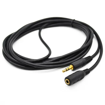 Speaker Cable Gold-plated 3 Meter lengthening cable 3.5 Male To Female For Plug Jack Stereo Headphone Car AUX M/F #1010
Speaker Cable Gold-plated 3 Meter lengthening cable 3.5 Male To Female For Plug Jack Stereo Headphone Car AUX M/F #1010