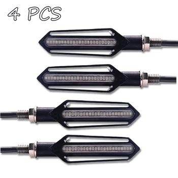 4x Motorcycle Water Flowing 24 LED Turn Signal Indicator Lights 2 In 1 Dual colors Brake Taillight Flasher Strobe
4x Motorcycle Water Flowing 24 LED Turn Signal Indicator Lights 2 In 1 Dual colors Brake Taillight Flasher Strobe