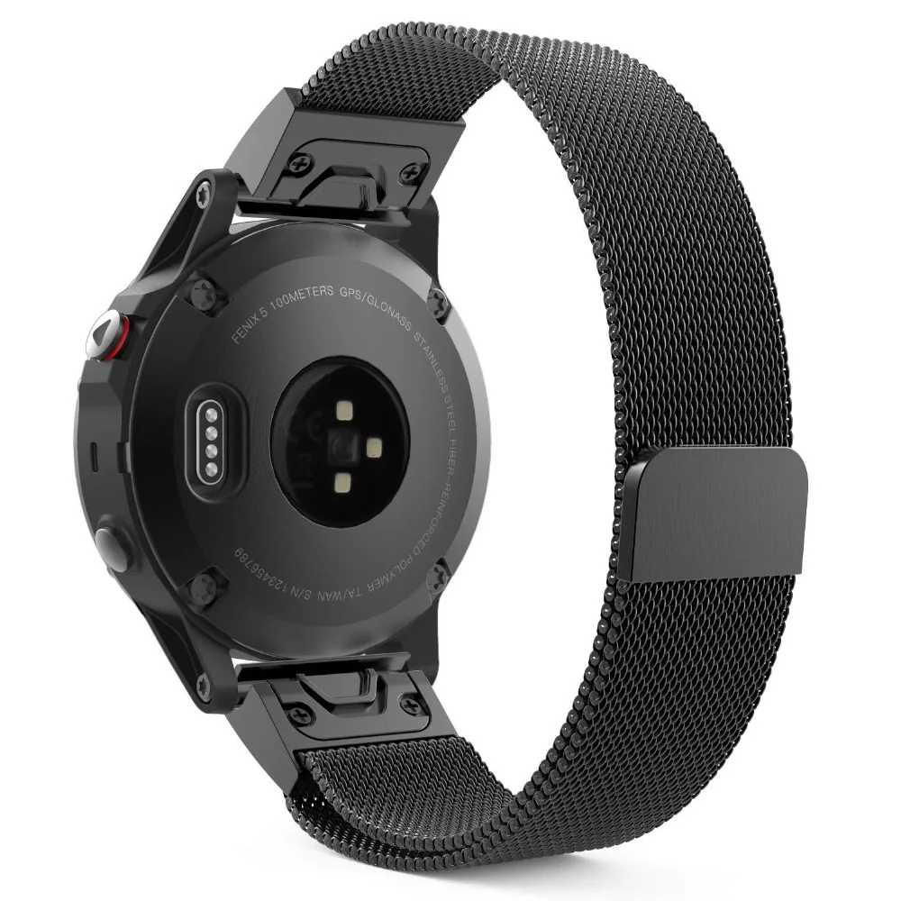 Tschick for Garmin Fenix 5S Watch Band, 20mm Quick Fit Milanese Loop Watchband Magnetic Strap Stainless Steel Wrist Bracelet
Tschick for Garmin Fenix 5S Watch Band, 20mm Quick Fit Milanese Loop Watchband Magnetic Strap Stainless Steel Wrist Bracelet