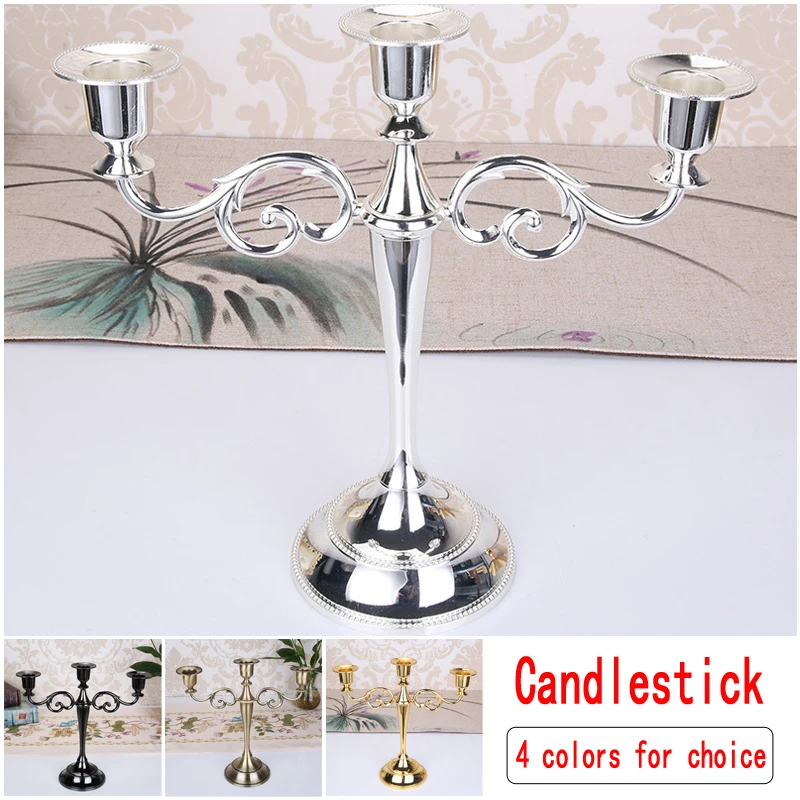 Hot Metal Silver/Gold Plated Candle Holders 4-Arms Stand Zinc Alloy High Quality Pillar For Wedding Portavelas Candelabra
Hot Metal Silver/Gold Plated Candle Holders 4-Arms Stand Zinc Alloy High Quality Pillar For Wedding Portavelas Candelabra