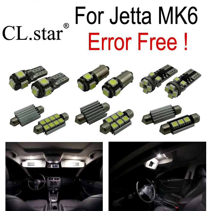 11pc X 100% error free for Volkswagen VW jetta 6 MK6 LED lamp interior light kit package Sedan (2011+)
11pc X 100% error free for Volkswagen VW jetta 6 MK6 LED lamp interior light kit package Sedan (2011+)