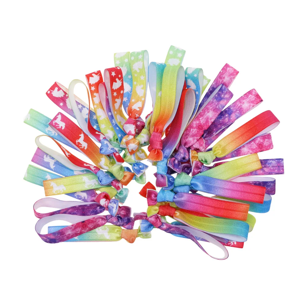 50 Pcs/pack random mix colors Unicorn printed Ponytail Holders rainbow Elastic Bands/ Hair Accessories hair ties
50 Pcs/pack random mix colors Unicorn printed Ponytail Holders rainbow Elastic Bands/ Hair Accessories hair ties