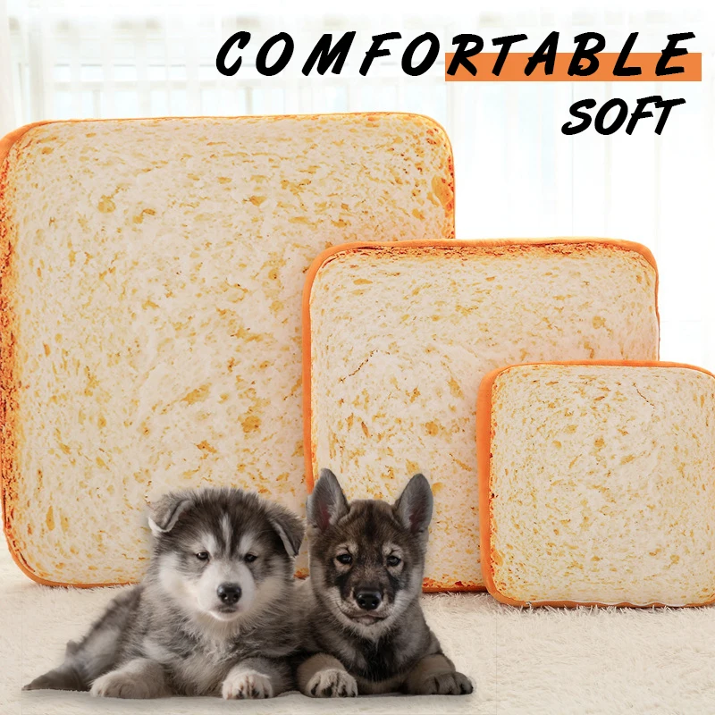 Pet Kennel Cat Kennel Creative Toast bread Cat Dog Lounger Bed Mat Soft Fiber Pet Small Dog Puppy Warm Soft Bed
Pet Kennel Cat Kennel Creative Toast bread Cat Dog Lounger Bed Mat Soft Fiber Pet Small Dog Puppy Warm Soft Bed