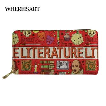 WHEREISART Fashion Female Wallet Day Clutch Purse Literature Print PU Leather Wallet Female Letter Design Card Holder Purse
WHEREISART Fashion Female Wallet Day Clutch Purse Literature Print PU Leather Wallet Female Letter Design Card Holder Purse