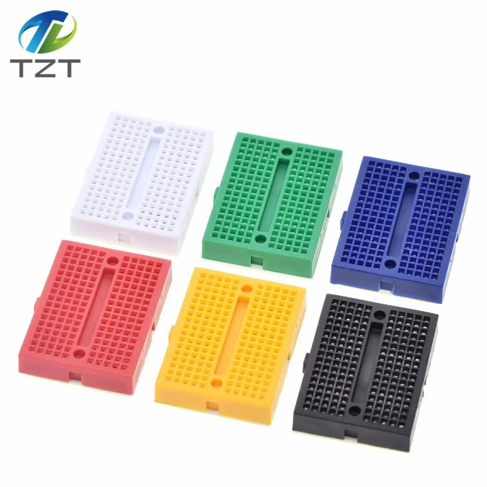SYB-170 Mini Solderless Breadboard Prototype Experiment Test Protoboard 170 Tie-Points Bread Board For Arduino Shield 6 Colors
SYB-170 Mini Solderless Breadboard Prototype Experiment Test Protoboard 170 Tie-Points Bread Board For Arduino Shield 6 Colors