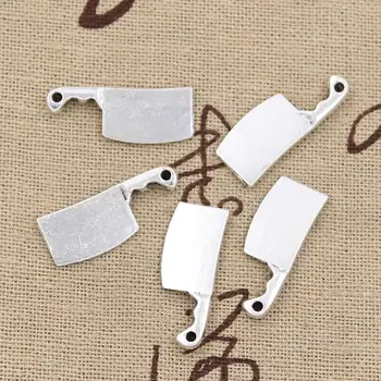 30pcs Charms Kitchen Knife Meat Cleaver 23x9mm Antique Bronze Silver Color Plated Pendants Making DIY Handmade Tibetan Jewelry
30pcs Charms Kitchen Knife Meat Cleaver 23x9mm Antique Bronze Silver Color Plated Pendants Making DIY Handmade Tibetan Jewelry