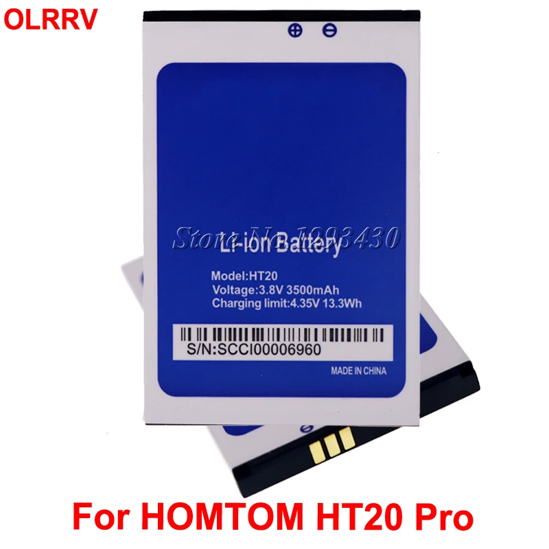 For Homtom HT20 Battery for Homtom HT20 PRO Batterie Bateria Accumulator 3500mAh High Quality
For Homtom HT20 Battery for Homtom HT20 PRO Batterie Bateria Accumulator 3500mAh High Quality