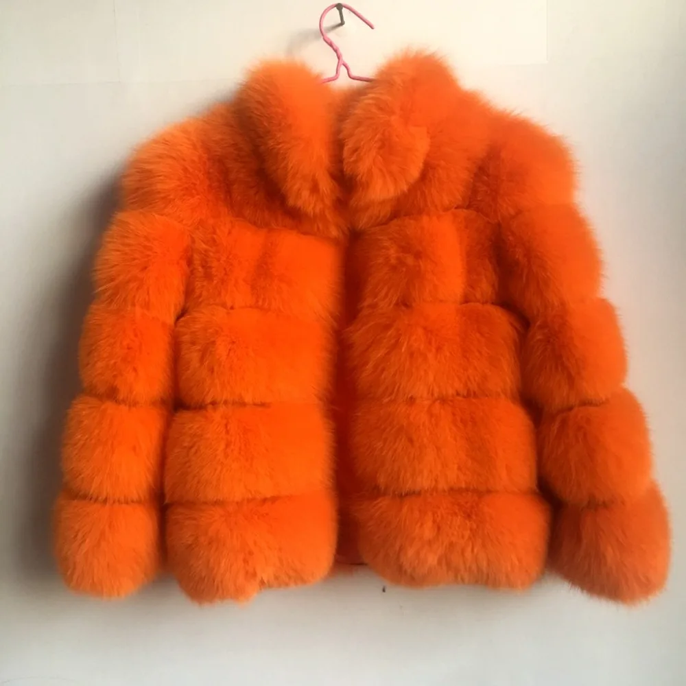 2018 60cm New To Female Winter Thick Skin Coat Real Fox Leather Jacket High Quality Fox Coat Collar Suit Multicolor Can Chosen 
2018 60cm New To Female Winter Thick Skin Coat Real Fox Leather Jacket High Quality Fox Coat Collar Suit Multicolor Can Chosen