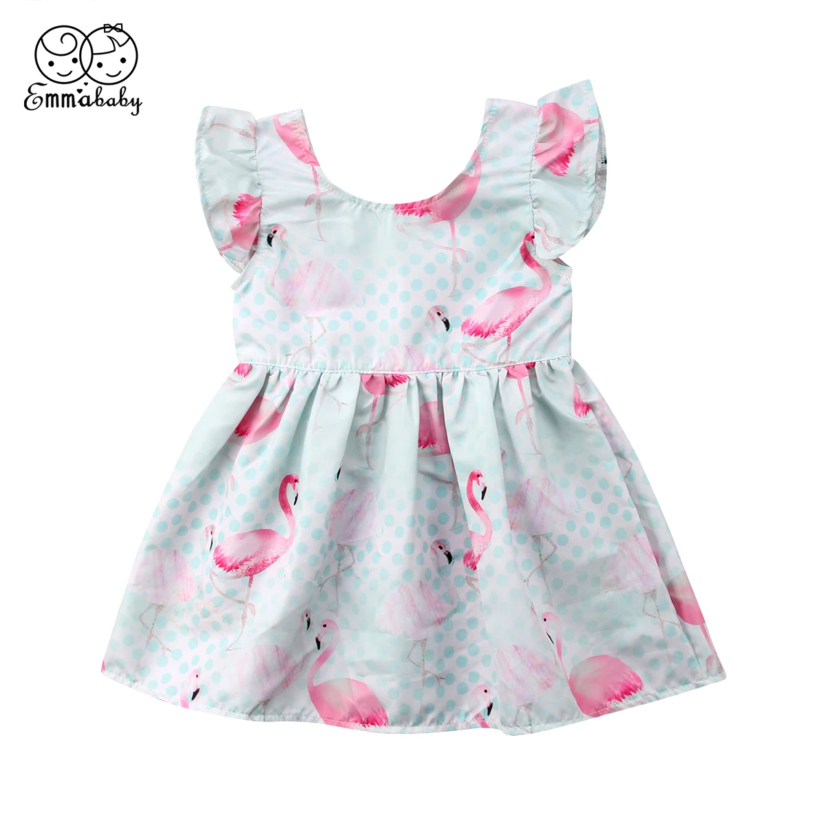 Newest Cute Girl Dress Summer Fly Sleeve Flamingo Dresses Princess Party Kid Sundress Fashion Light Blue Baby Girl Clothes
Newest Cute Girl Dress Summer Fly Sleeve Flamingo Dresses Princess Party Kid Sundress Fashion Light Blue Baby Girl Clothes