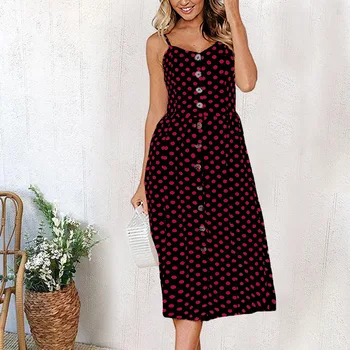 New Arrival Summer Dress Polka Dots Plus Size Women Casual Clothes Print Robe Ete 2019 Femme Vestido De Marca Verano Moda Mujer
New Arrival Summer Dress Polka Dots Plus Size Women Casual Clothes Print Robe Ete 2019 Femme Vestido De Marca Verano Moda Mujer