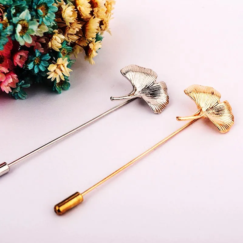 Women Girl Charming Ginkgo Biloba Leaf Brooches Pin Lovely Collar Pins Fashion Jewelry 2 Colors
Women Girl Charming Ginkgo Biloba Leaf Brooches Pin Lovely Collar Pins Fashion Jewelry 2 Colors