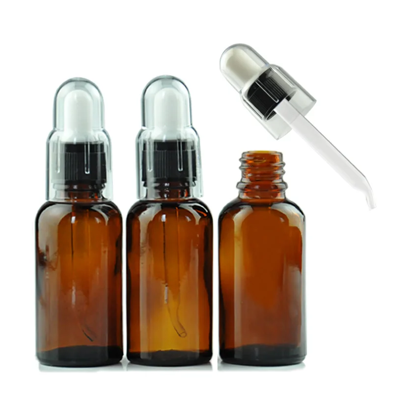 30 ML Essential Oil Bottle Empty Sharp Bend Dropper Bottle Dark Brown Refillable Cosmetic Container Transparent Cap Essence Vial
30 ML Essential Oil Bottle Empty Sharp Bend Dropper Bottle Dark Brown Refillable Cosmetic Container Transparent Cap Essence Vial