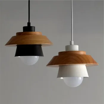 Modern Nordic Black/White Iron Wood LED E27 Pendant Light For Dining Room Living Room Bedroom Bar Deco Lamps AC 80-265V 1978
Modern Nordic Black/White Iron Wood LED E27 Pendant Light For Dining Room Living Room Bedroom Bar Deco Lamps AC 80-265V 1978