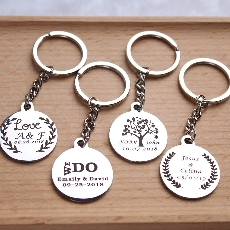 12PC Custom Candy Tags Personalized Bride Groom Name Date Engrave Keychain Flora Wedding Party Souvenirs Guest Gift Favor
12PC Custom Candy Tags Personalized Bride Groom Name Date Engrave Keychain Flora Wedding Party Souvenirs Guest Gift Favor