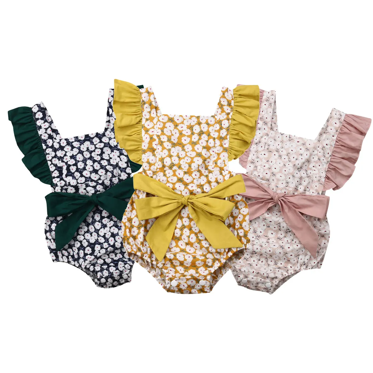 2019 New Toddler Baby Girls Ruffles Romper Infant Newborn Baby Bow Jumpsuit Summer Flower Baby Girls Clothes Baby Costumes
2019 New Toddler Baby Girls Ruffles Romper Infant Newborn Baby Bow Jumpsuit Summer Flower Baby Girls Clothes Baby Costumes