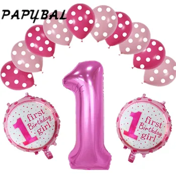 13pcs/lot 1 Year Old Baby Shower Balloons Birthday Helium Boy Girl Polka Dot Latex Balloon Kids Birthday Party Decoration Globos
13pcs/lot 1 Year Old Baby Shower Balloons Birthday Helium Boy Girl Polka Dot Latex Balloon Kids Birthday Party Decoration Globos
