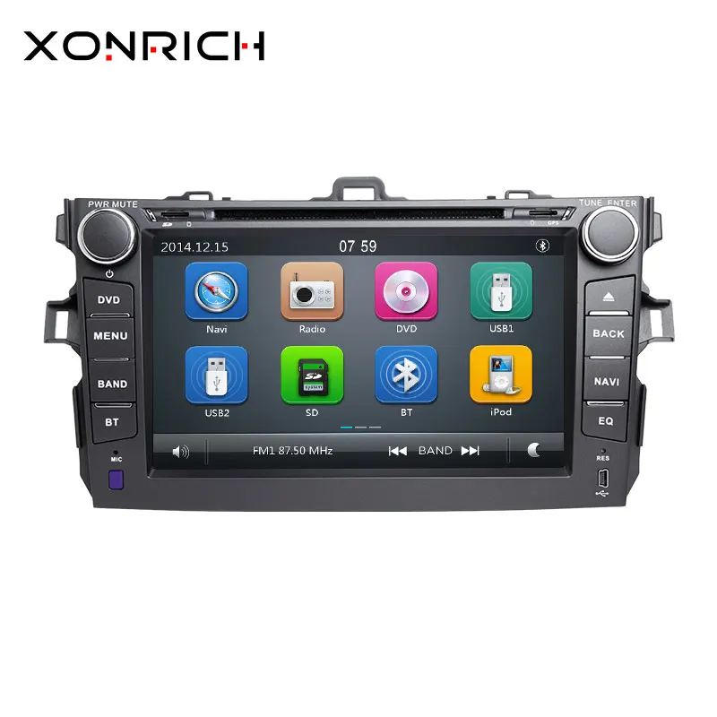 Car Stereo 2 Din Car DVD Player Multimedia Navigation AutoRadio Head Unit For Toyota Corolla 2007 2008 2009 2010 2011
Car Stereo 2 Din Car DVD Player Multimedia Navigation AutoRadio Head Unit For Toyota Corolla 2007 2008 2009 2010 2011