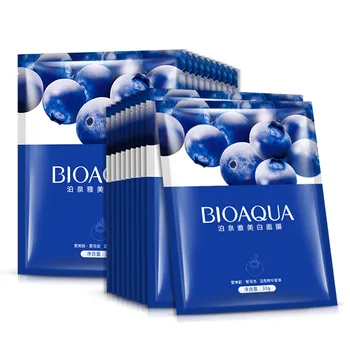 BIOAQUA 60pcs Blueberry Facial Mask Moisturizing Shrink Pores Face Mask Oil Control Brighten Contracts Pores And Soothing Skin
BIOAQUA 60pcs Blueberry Facial Mask Moisturizing Shrink Pores Face Mask Oil Control Brighten Contracts Pores And Soothing Skin