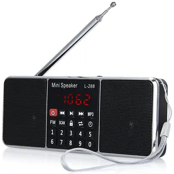 Portable Mini Stereo FM Radio Speaker LCD Screen Support Rechargeable TF Card USB Disk MP3 Music Player Loudspeaker
Portable Mini Stereo FM Radio Speaker LCD Screen Support Rechargeable TF Card USB Disk MP3 Music Player Loudspeaker