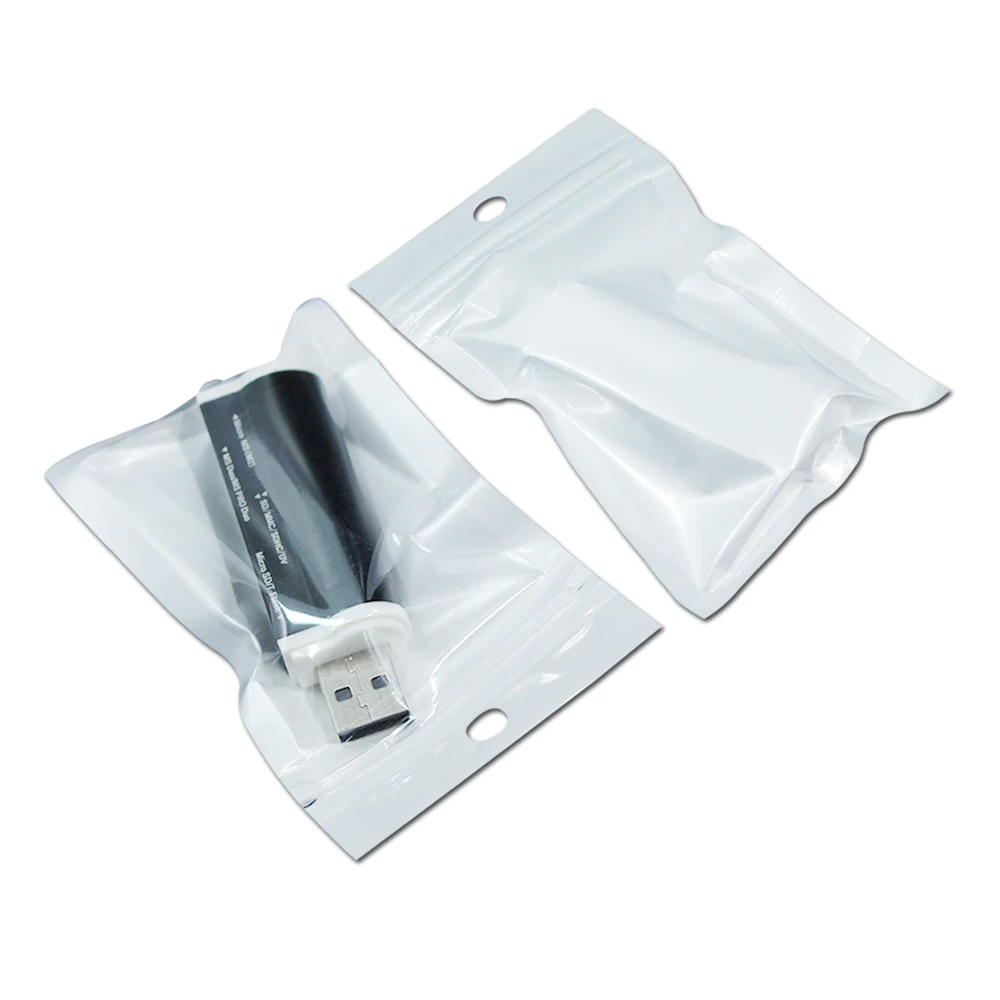 200 шт 7x10 см (2,7x3,9 дюйма) Reclosable Передняя прозрачная задняя белая Ziplock упаковка сумка для электроники продуктовый мешок на молнии с отверстием для подвешивания
200 шт 7x10 см (2,7x3,9 дюйма) Reclosable Передняя прозрачная задняя белая Ziplock упаковка сумка для электроники продуктовый мешок на молнии с отверстием для подвешивания